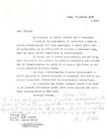 19 aprile 1939, Roma- la risposta di Arturo Osio