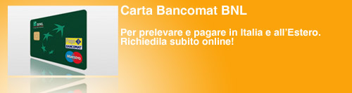 Carta Bancomat BNL