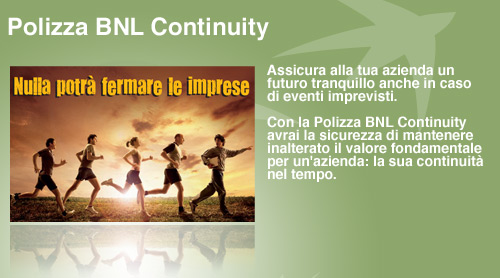 Polizza BNL Continuity