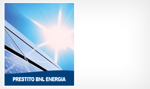 Prestito BNL Energia