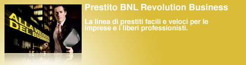 Prestito BNL Revolution Business