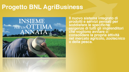 Progetto BNL Agribusiness